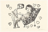 Artist: Allen, Davida | Title: Chair | Date: 1989 | Technique: lithograph, printed in black ink, from one stones