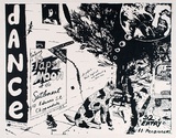 Artist: WORSTEAD, Paul | Title: Dance featuring Paper moon at the Settlement...26 March [1976].. | Date: 1976 | Technique: screenprint, printed in black ink, from one stencil | Copyright: This work appears on screen courtesy of the artist