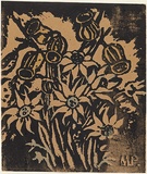 Artist: PRESTON, Margaret | Title: Flowers | Date: 1946 | Technique: screenprint, printed in black ink, from one stencil | Copyright: © Margaret Preston. Licensed by VISCOPY, Australia