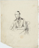 Artist: NICHOLAS, William | Title: The lawyer (Thomas Callaghan) | Date: 1847 | Technique: pen-lithograph, printed in black ink, from one zinc plate