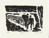 Artist: Lee, Graeme. | Title: Adjusting | Date: 1996, October | Technique: lithograph, printed in black ink from one stone