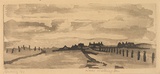 Artist: Dallwitz, David. | Title: Near Wellington. | Date: 1953 | Technique: etching, printed in black ink, from one plate
