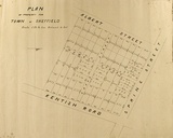 Artist: UNKNOWN | Title: Plan for town of Sheffield | Date: (1857) | Technique: lithograph, printed in black ink, from one stone