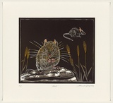 Title: Rat | Date: 2008 | Technique: linocut, printed in colour, from multiple blocks; embossed