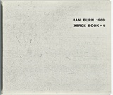 Artist: Burn, Ian. | Title: xerox book. # 1 | Date: 1968 | Technique: photocopy