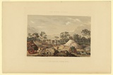 Artist: Angas, George French. | Title: The Kapunda copper mine. | Date: 1846-47 | Technique: lithograph, printed in colour, from multiple stones; varnish highlights by brush