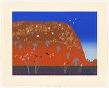Artist: Newberry, Angela. | Title: Elephant Rock. | Date: 1995 | Technique: screenprint, printed in colour, from multiple stencils