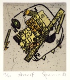Artist: SPURRIER, Stephen | Title: Avenof | Date: 1980 | Technique: etching and aquatint, printed in colour