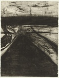 Artist: McPherson, Megan. | Title: Grey palace | Date: 1992 | Technique: lithograph, printed in black ink, from one stone