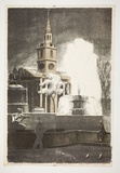 Artist: Courier, Jack. | Title: Trafalgar Square. | Technique: lithograph, printed in black ink, from one stone [or plate]