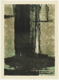 Artist: KING, Grahame | Title: Floating Island | Date: 1963 | Technique: lithograph, printed in black ink, from one stone [or plate]