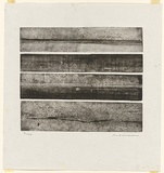 Artist: WILLIAMS, Fred | Title: Beachscape, Erith Island | Date: 1972-73 | Technique: etching, foul biting, engraving and roulette, printed in black ink, from four zinc plates | Copyright: © Fred Williams Estate