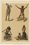Artist: Angas, George French. | Title: Portraits of the aboriginal inhabitants [1]. | Date: 1846-47 | Technique: lithograph, printed in colour, from multiple stones; varnish highlights by brush