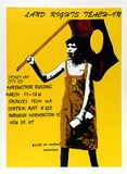 Artist: Robinson, Gary. | Title: Land rights teach-in | Date: 1979 | Technique: screenprint, printed in colour, from three stencils