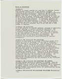 Artist: Burn, Ian. | Title: Notes on procedures | Date: 1967 | Technique: photocopy sheet