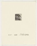 Artist: Cullen, Adam. | Title: Bone | Date: 2002 | Technique: etching, printed in black ink, from one plate