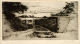 Artist: Bull, Norma C. | Title: Hobart from the old Fortress. | Date: 1937-38 | Technique: etching and aquatint, printed in black ink with plate-tone, from one plate