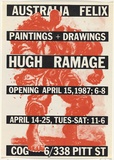 Artist: RAMAGE, Hugh | Title: Australia felix. Hugh Ramage COG, Sydney | Date: 1987 | Technique: screenprint, printed in colour, from two stencils | Copyright: © Hugh Ramage