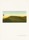 Artist: ROSE, David | Title: Ourimbah profile late afternoon | Date: 1979 | Technique: screenprint, printed in colour, from multiple stencils