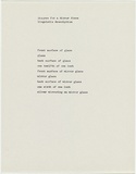 Artist: Burn, Ian. | Title: Diagram for a mirror piece / linguistic description | Date: 1967 | Technique: photocopy sheet