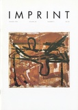 Imprint [Journal of the Print Council of Australia], volume 28, number 2, 1993.