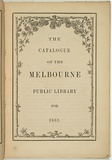 Title: Title page: Eucalyptus coriacea. | Date: 1861 | Technique: wood-engraving, printed in black ink, from one block; letterpress text
