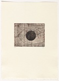Artist: Friend, Ian. | Title: Terragni V | Date: 1995 | Technique: soft-ground etching, printed in colour, from two plates | Copyright: © Ian Friend