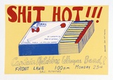 Artist: MACKINOLTY, Chips | Title: Shit hot!!! Captain Matchbox Whoopee Band! | Date: (1974) | Technique: screenprint, printed in colour, from two stencils