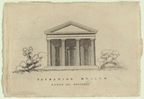 Artist: Bock, Thomas. | Title: Tasmanian Museum. | Date: 1842 | Technique: engraving, printed in black ink, from one copper plate
