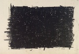 Artist: Halpern, Stacha. | Title: not titled [Black rectangular] | Date: c.1963 | Technique: lithograph, printed in black ink, from one stone [or plate]