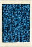 Artist: WORSTEAD, Paul | Title: It is wisely written | Date: 1987 | Technique: screenprint, printed in blue and black ink, from two stencils | Copyright: This work appears on screen courtesy of the artist