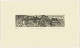 Artist: Robinson, William. | Title: The sea from Springbrook | Date: 1999 | Technique: etching, printed in black ink, from one copper plate