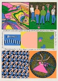 Artist: WORSTEAD, Paul | Title: Raymond Terrace - Mental as Anything. | Date: 1979 | Technique: screenprint, printed in colour, from six stencils, | Copyright: This work appears on screen courtesy of the artist