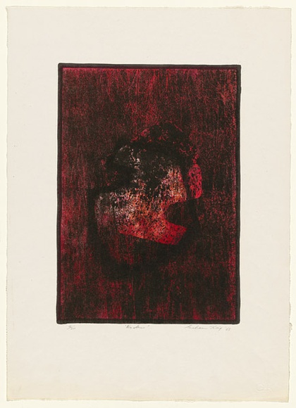 Artist: KING, Grahame | Title: Nucleus | Date: 1965 | Technique: lithograph, printed in colour, from two stones [or plates]