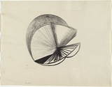 Artist: Burns, Peter. | Title: Core. | Date: 1957 | Technique: lithograph, printed in black ink, from one stone | Copyright: © Peter Burns