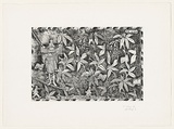 Artist: Francis, David. | Title: Tahiti Perle du Pacifique | Date: 1984 | Technique: etching, printed in black ink, from one plate