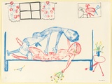 Artist: Allen, Davida | Title: Lovers. | Date: 1989 | Technique: lithograph, printed in colour, from multiple stones [or plates]