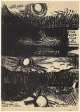 Title: II Van Gogh poems [title page] | Date: 1957 | Technique: off-set lithograph, printed in black ink, from one plate