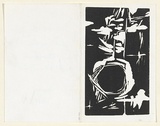 Artist: Salkauskas, Henry. | Title: Christmas card: to Daniel Thomas | Date: 1959 | Technique: linocut, printed in black ink, from one block | Copyright: © Eva Kubbos