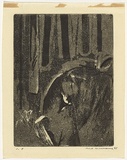 Artist: WILLIAMS, Fred | Title: The forest pond | Date: 1959-60 | Technique: etching, engraving, drypoint and aquatint, printed in black ink, from one copper plate | Copyright: © Fred Williams Estate