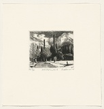 Title: Near the mill. | Date: 2006 | Technique: etching, printed in black ink, from one plate