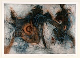 Artist: Thomson, Ann. | Title: Shaft | Date: 1988 | Technique: etching, printed in colour, from four plates