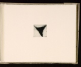 Artist: Mann, Gillian. | Title: (Triangle within a rectangle). | Date: 1981 | Technique: etching, printed in black ink, from one plate