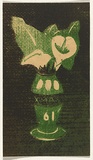 Artist: Bell, George.. | Title: (Arum lilies). | Technique: linocut, printed in black ink, from one block