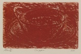 Artist: Lee, Graeme. | Title: Cuppa | Date: 1998, December | Technique: etching and open-bite, printed in red ink, from one plate