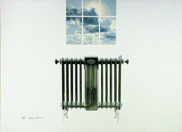 Artist: TROLLOPE, Andrew | Title: Radiator | Date: 1976 | Technique: screenprint, printed in colour, from multiple stencils Artist: TROLLOPE, Andrew | Title: Radiator | Date: 1976 | Technique: screenprint, printed in colour, from multiple stencils