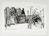 Artist: Rooney, Elizabeth. | Title: Macquarie Street 1988 | Date: 1988-89 | Technique: etching, printed in black ink, from one  plate