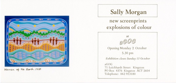 Sally Morgan: New screenprints explosions of colour.