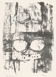 Artist: Grieve, Robert. | Title: not titled [abstract]. | Date: 1968 | Technique: lithograph, printed in black ink, from one stone