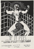 Artist: Nelson, Moira. | Title: If it fits... Bitumen River Gallery. | Date: 1983 | Technique: screenprint, printed in black ink, from one stencil